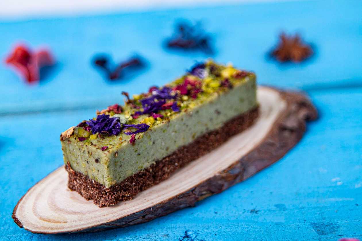Raw Pistachio Matcha Bar