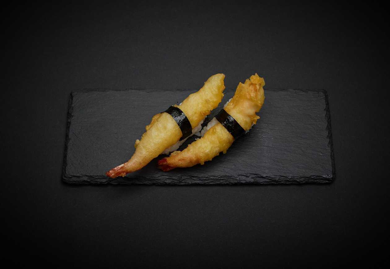 Nigiri krewetka w tempurze