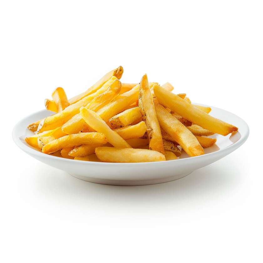 Small portion of fries