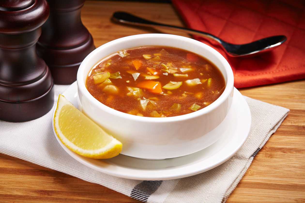 1. Hot and sour soup