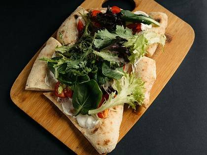 Focaccia with Ricotta and Cherry Tomatoes