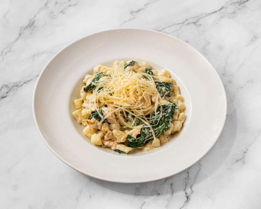 GNOCCHI CON SPINACI E POLLO