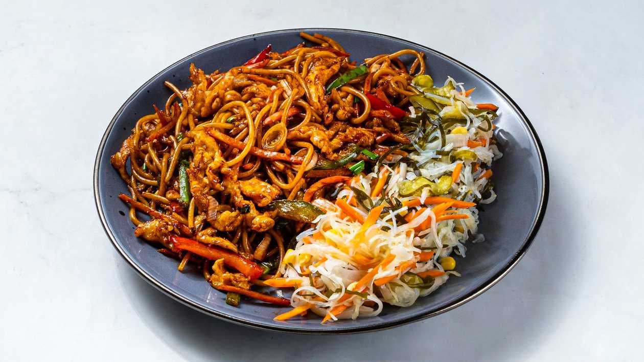 D1. Pasta with chicken