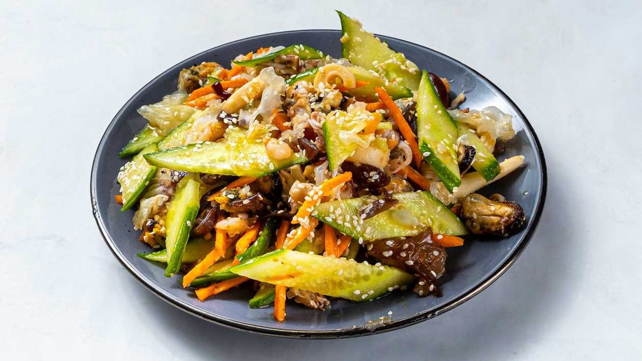 A3. Sweet and sour seafood salad