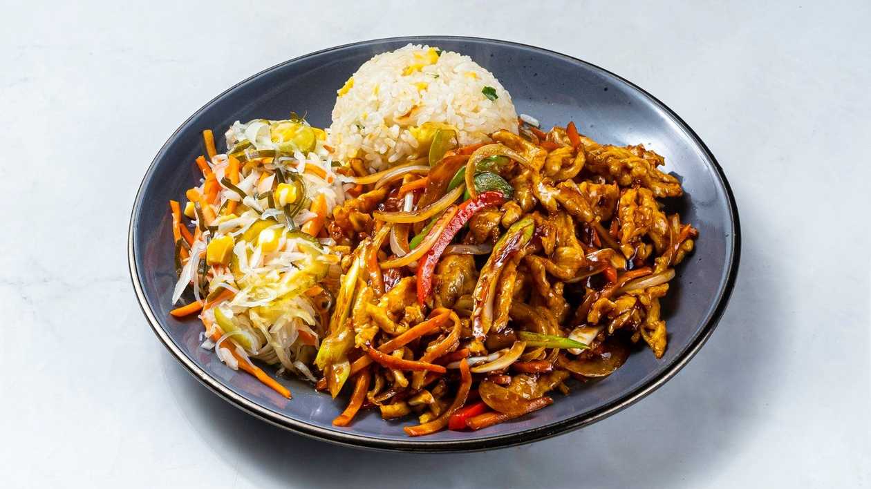 17. Chicken with garlic