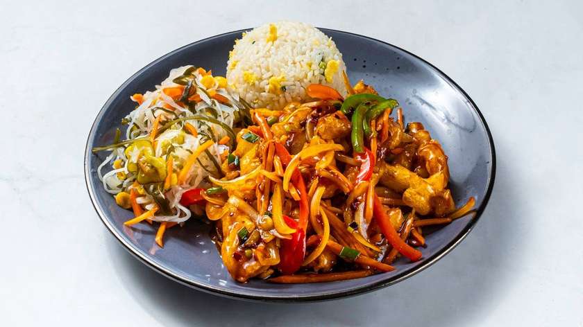 2. Eggplant in spicy sauce