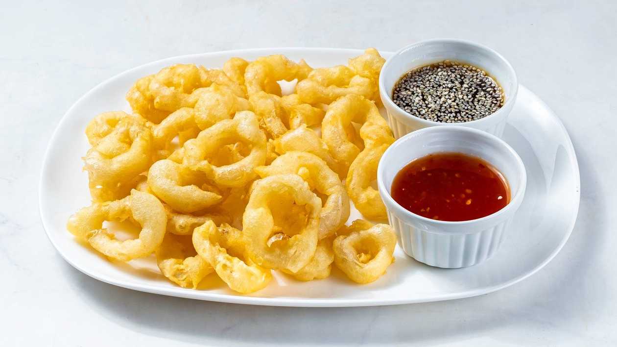 T3. Crispy squid rings
