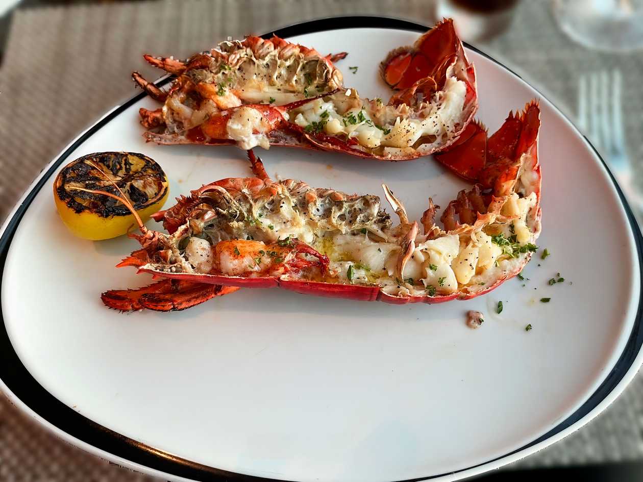 Grilled Lobster Lemon Butter Garlic