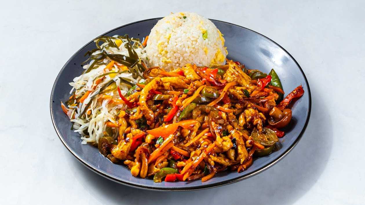 48. Chicken with strawberries and jalapenos