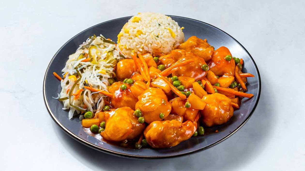 8. Chicken with pineapple