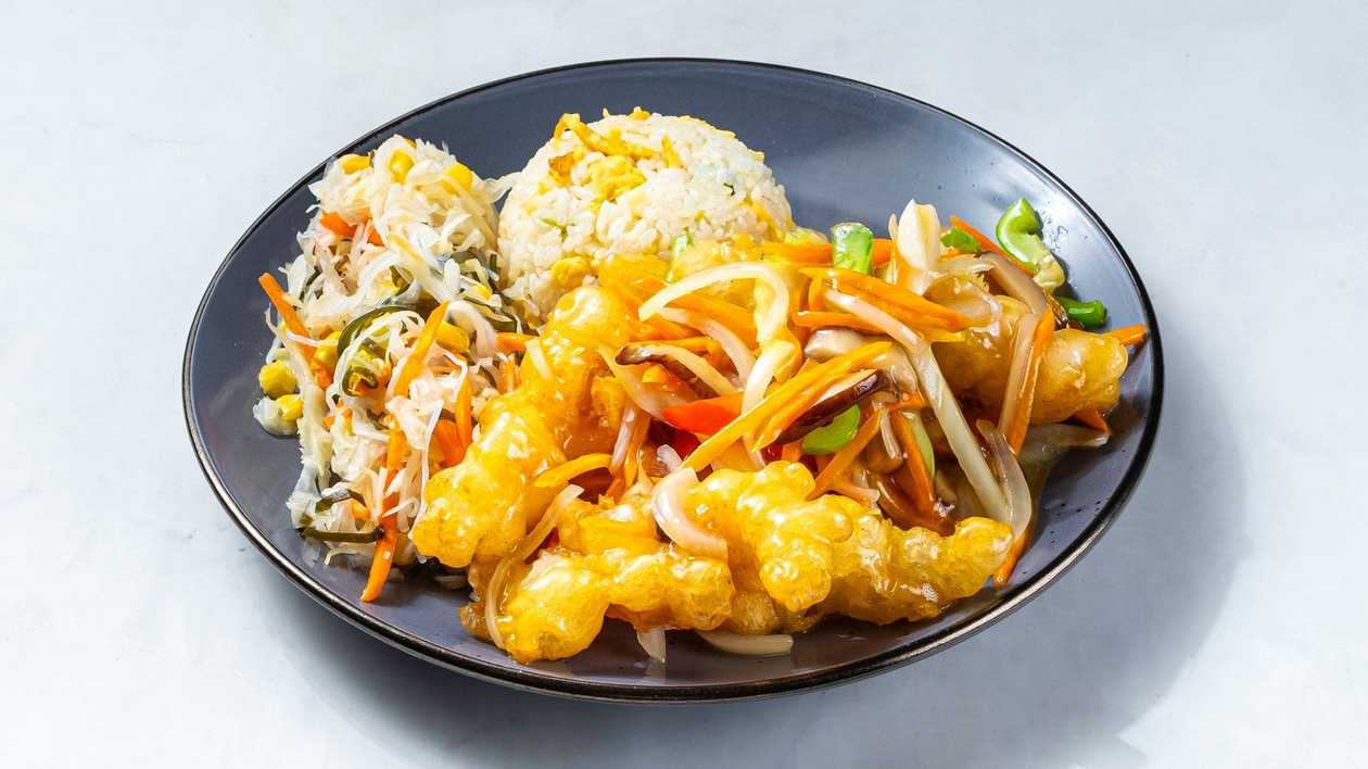 51. Tiger prawns with garlic