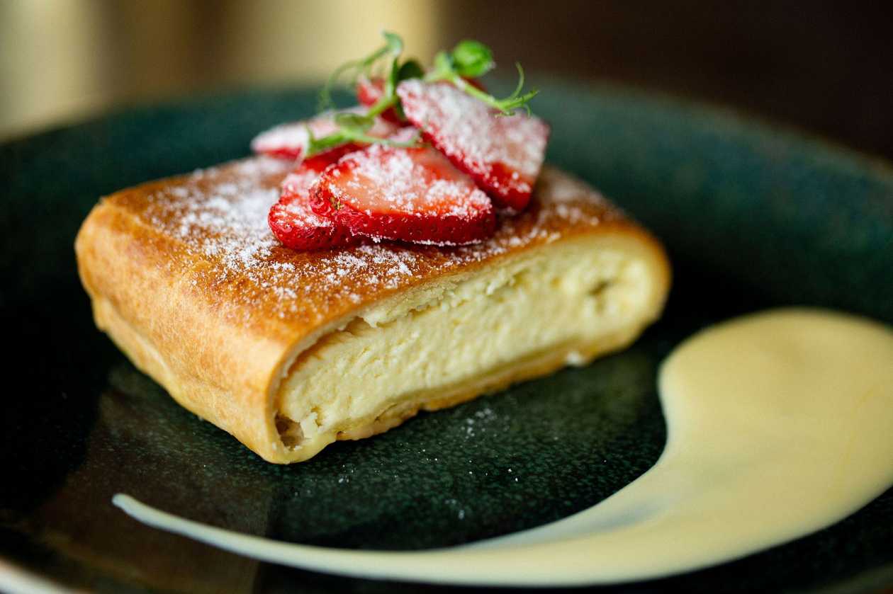 Curd strudel