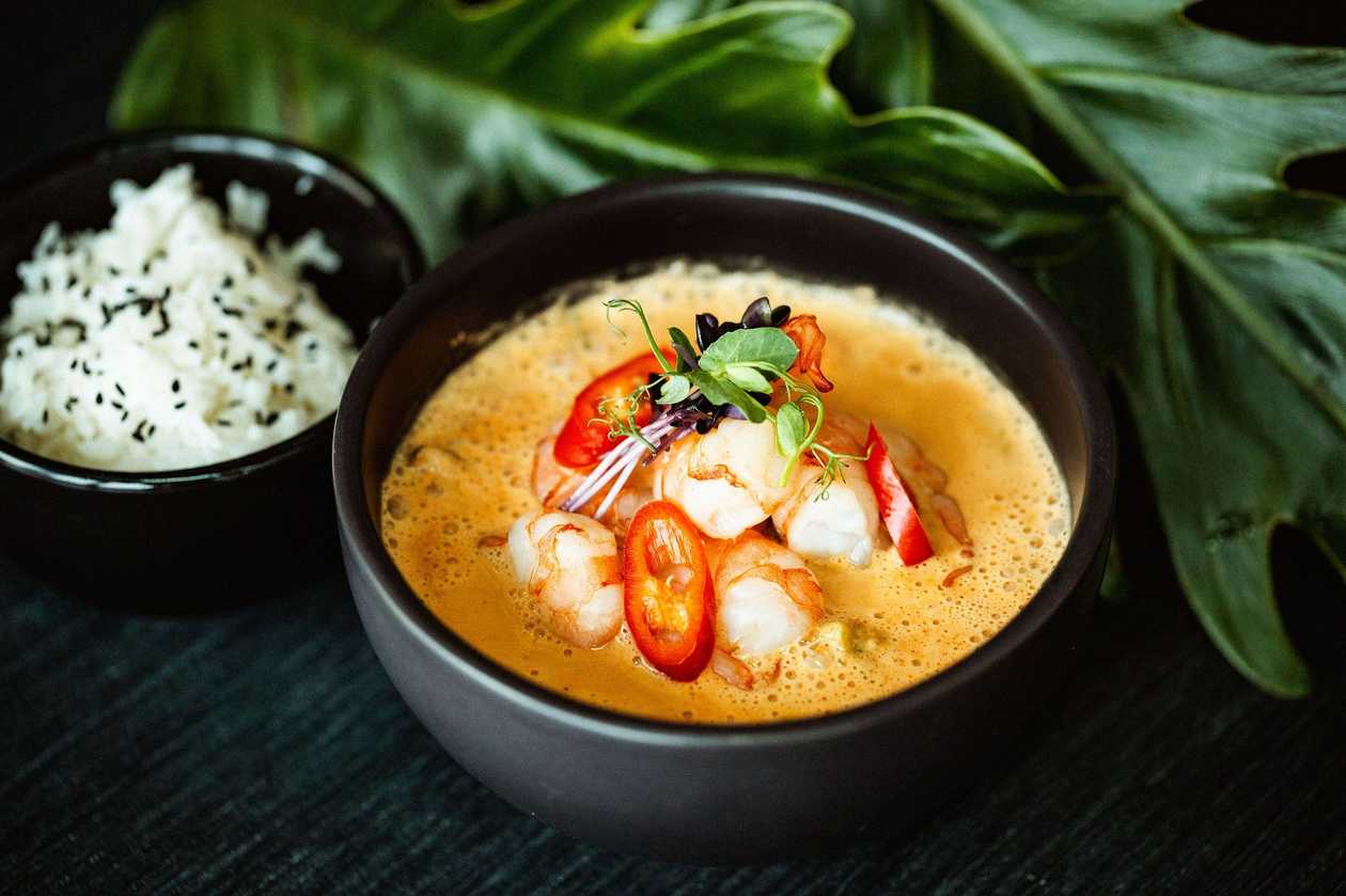 Thai coconut soup