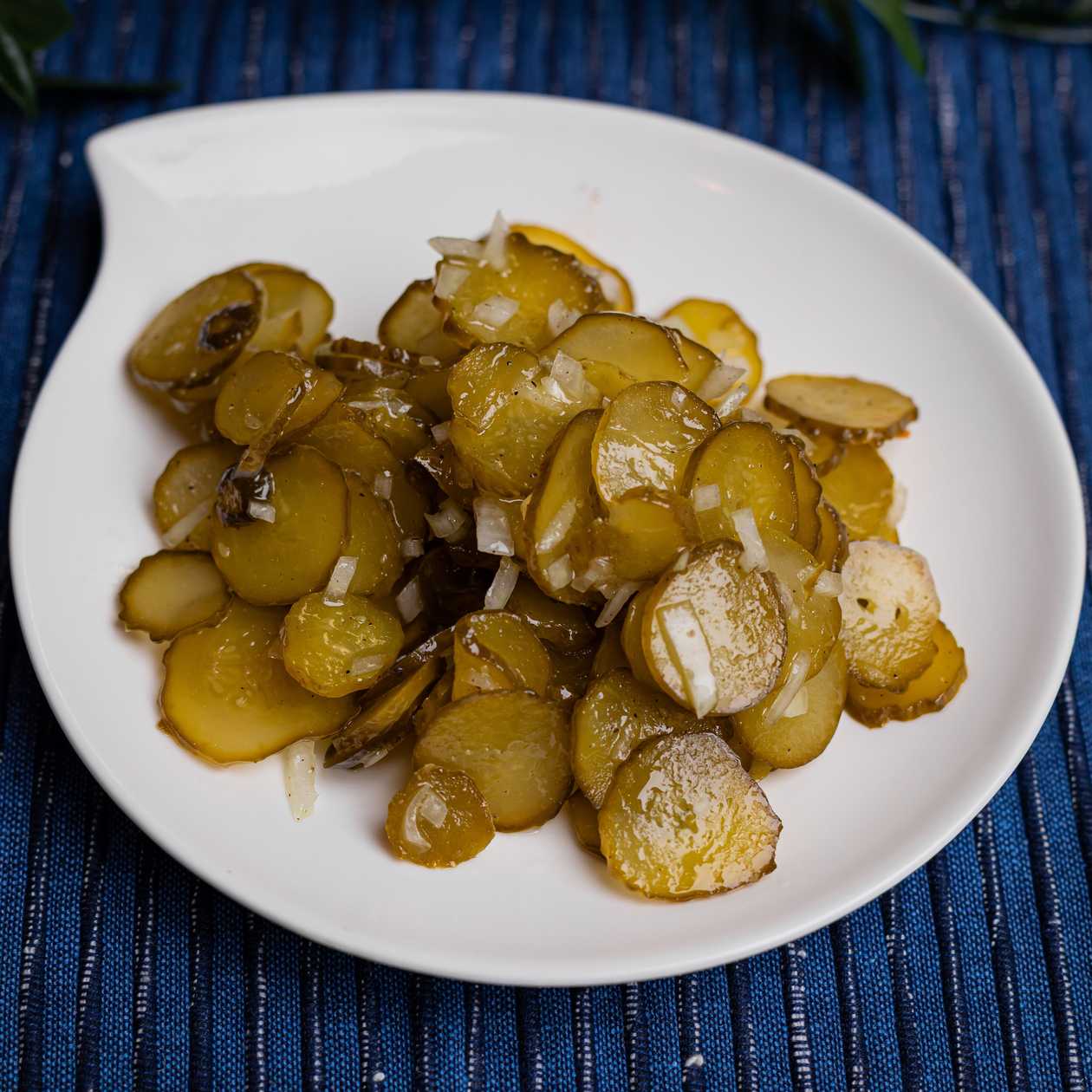 With Pickled Cucumber