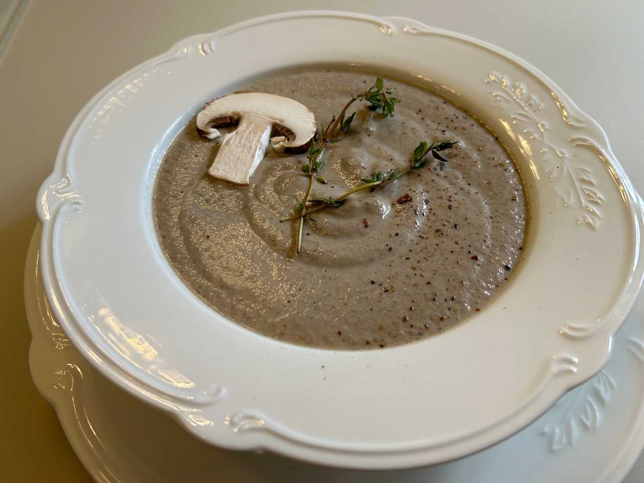 Крем-суп грибний