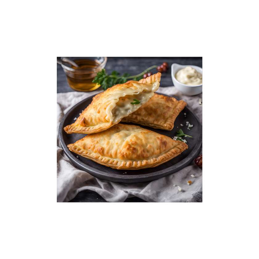 Čeburek - syr a paradajky