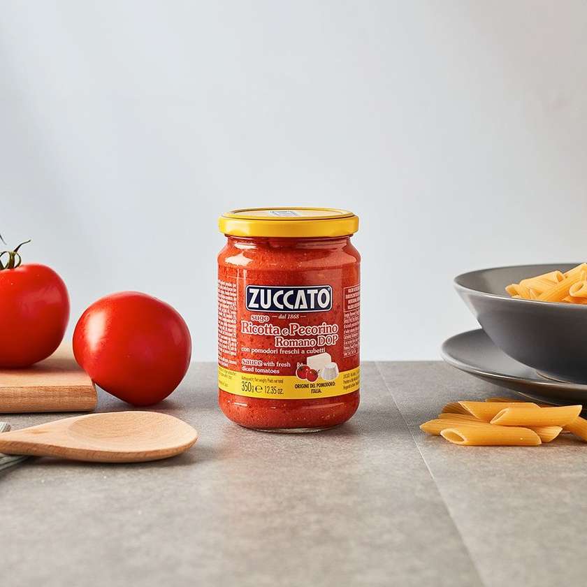 ZUCCATO Paradajková omáčka s Ricottoou a Pecorinom 350g