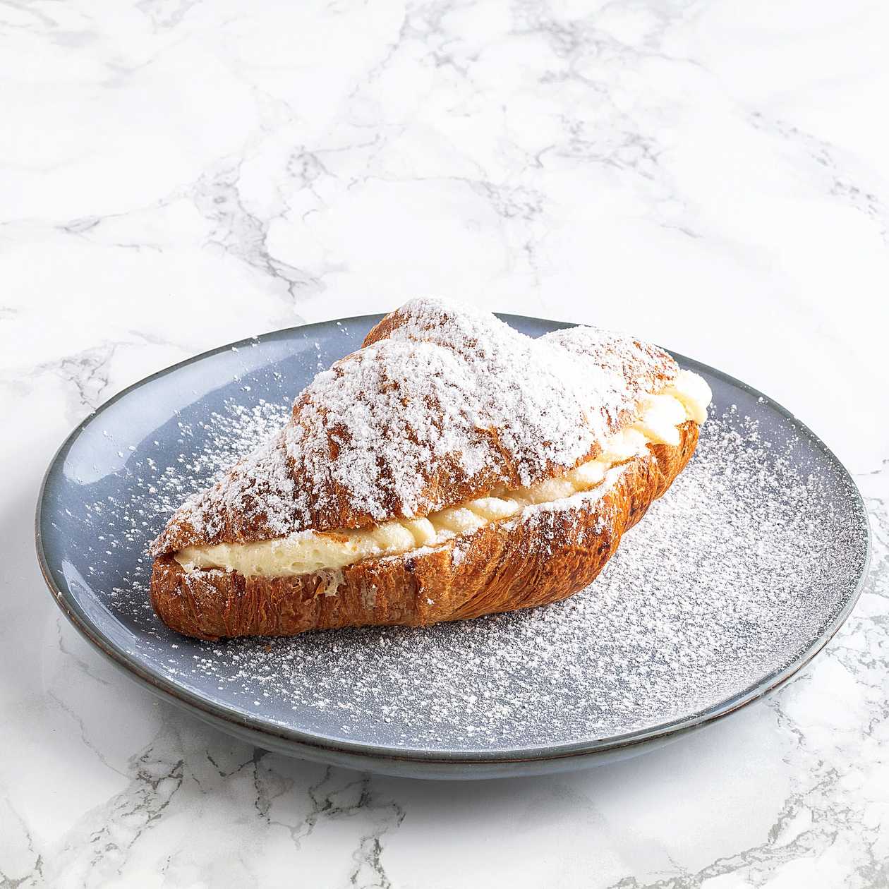 Croissant with Pudding