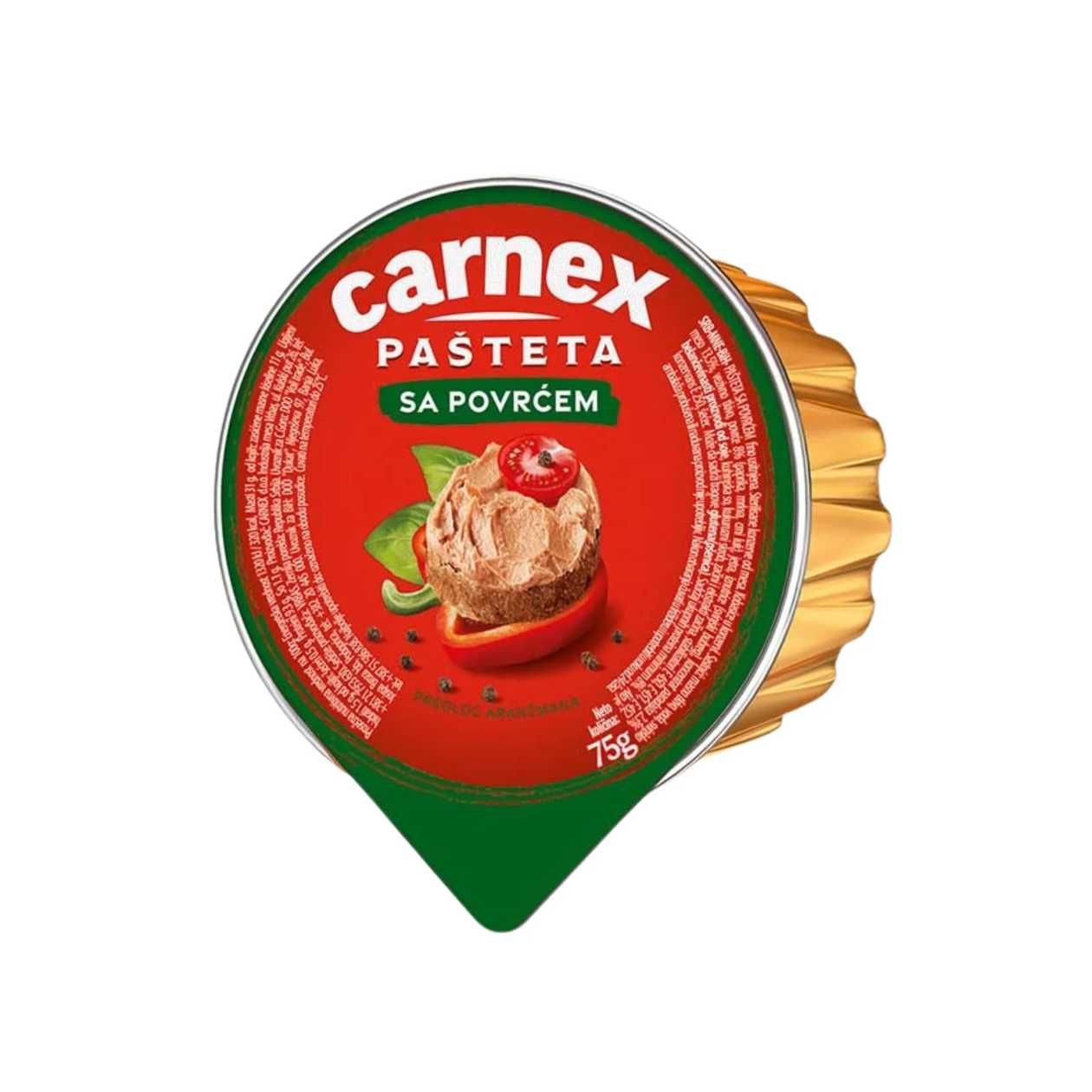 Carnex Pasteta Sa Povrcem