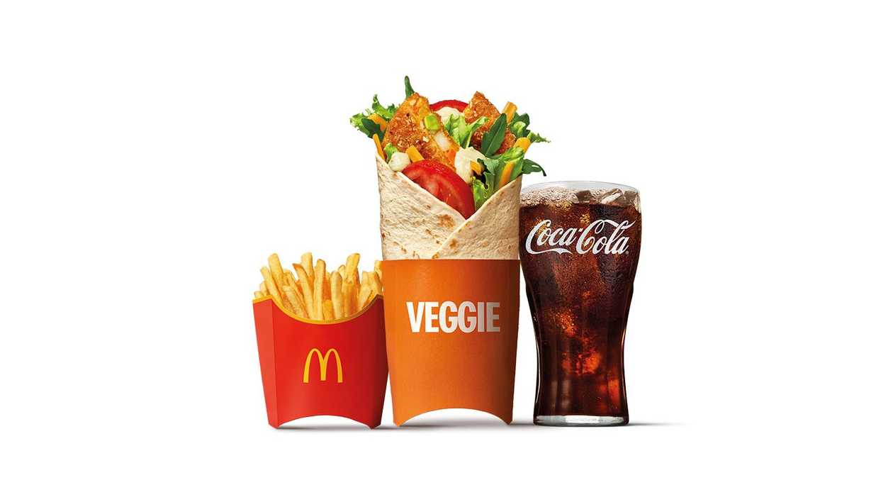 VEGGIE WRAP LARGE MEAL