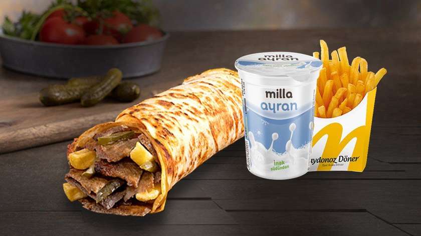 Ət Dönəri Dürüm Menyu (Orta)