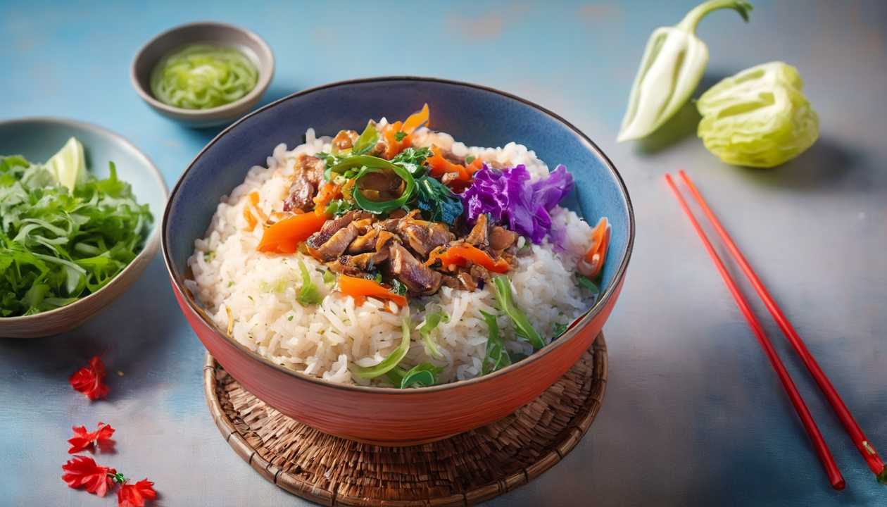 Rice with vegetables