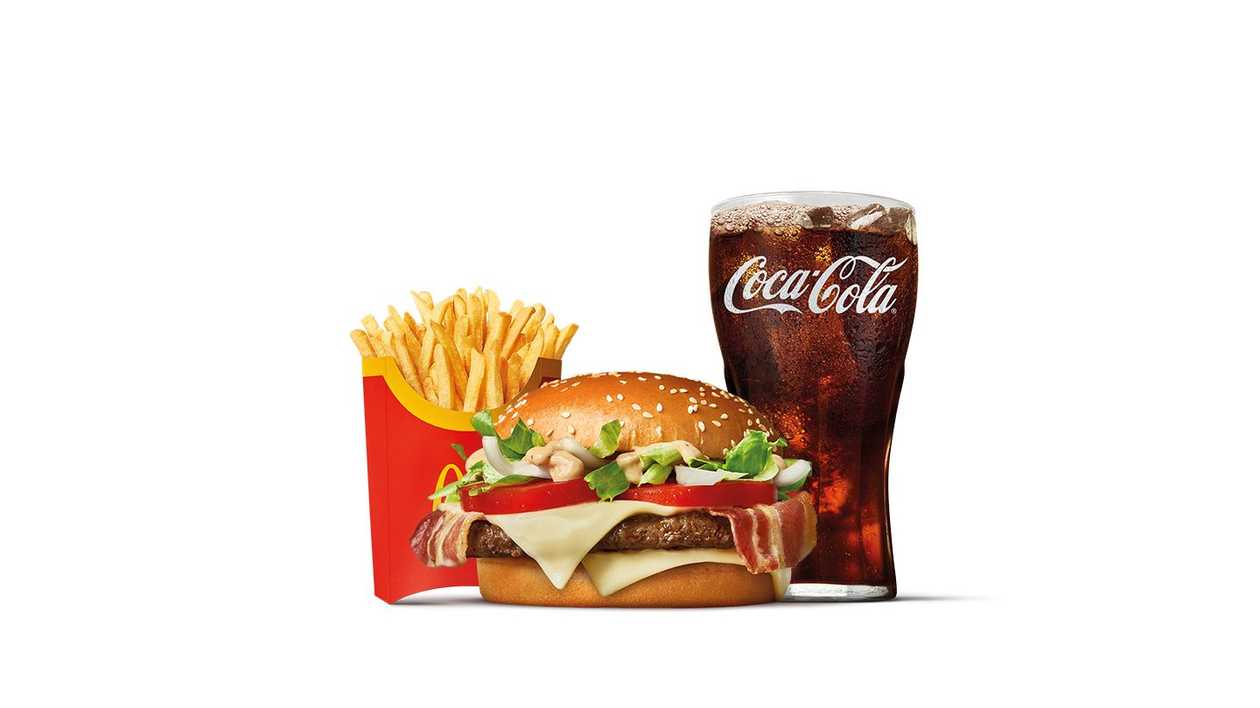 SINGLE BIG TASTY BACON VELKÉ MCMENU