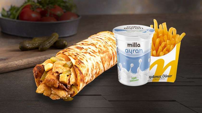 Toyuq Dönəri Dürüm Menyu (Kiçik)