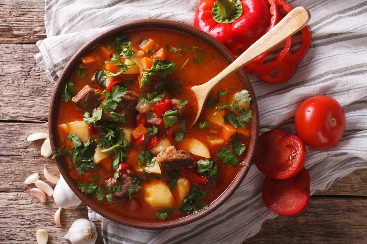 Pork borsch