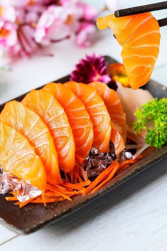 Sashimi Salmão 6pçs