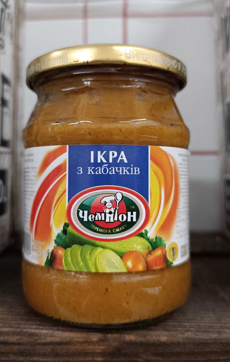Zeleninová pomazánka z cuket 440 g. Чемпiон, Ukraina