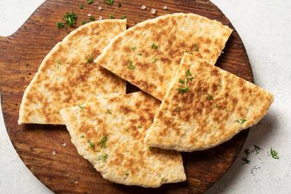 Garlic and cheese flatbread