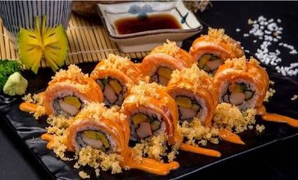 Crunchy Salmão Roll 10pçs