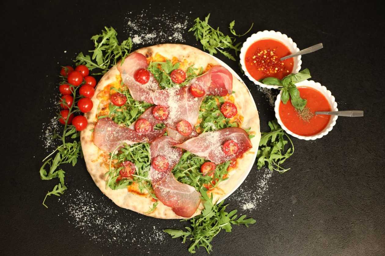 Pizza prosciutto crudo 24cm