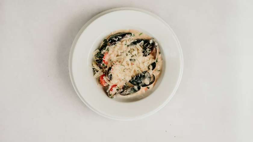 Risotto with Shrimps and Clam Meat