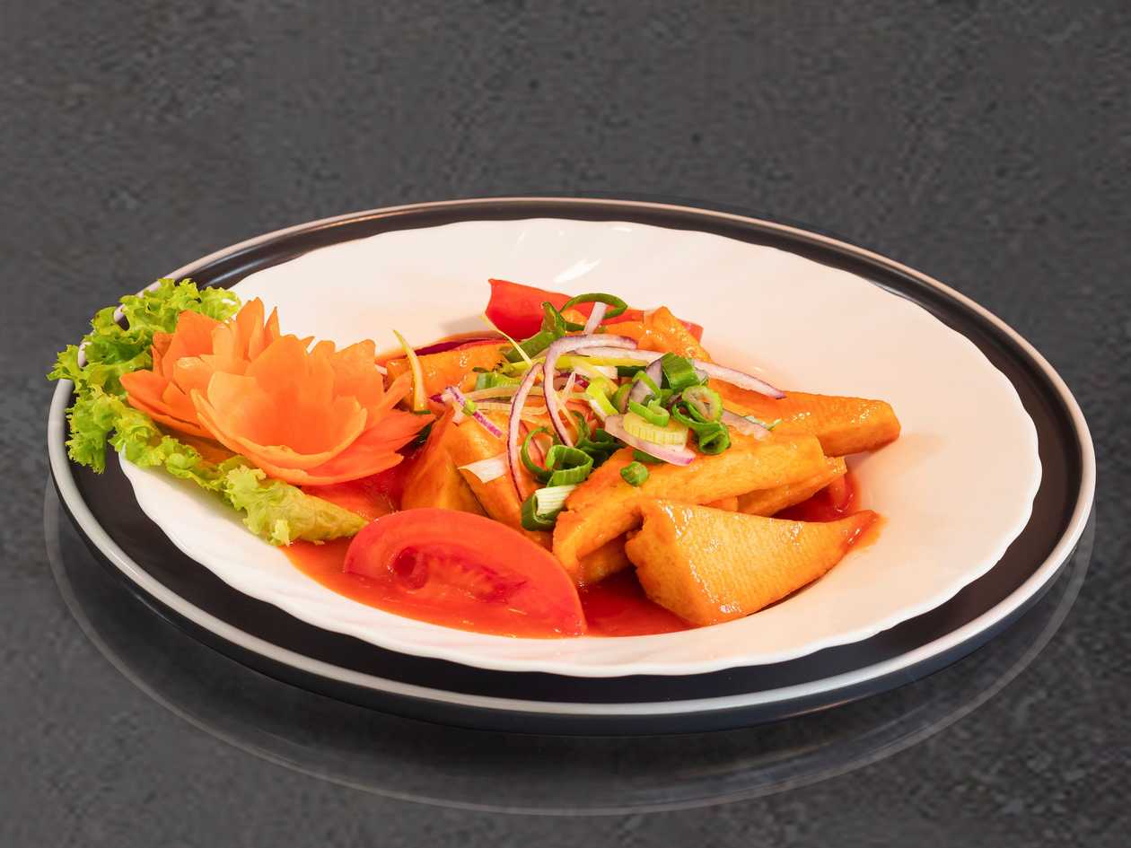 Tofu in Tomato Sauce