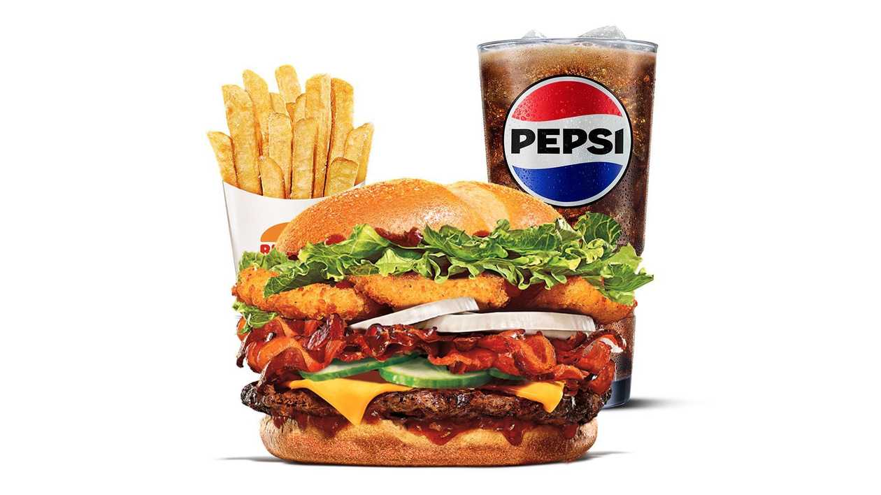 Summer Crunch Beef Burger Meal