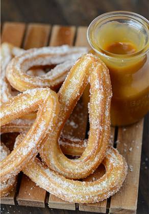 Churros caramel