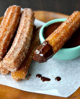 Churros ciocolata