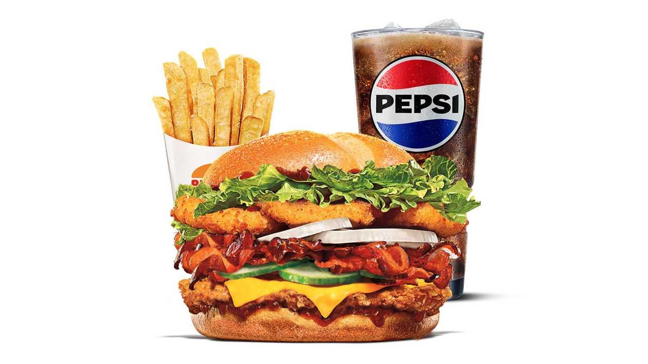 Summer Crunch Chicken Burger Meal