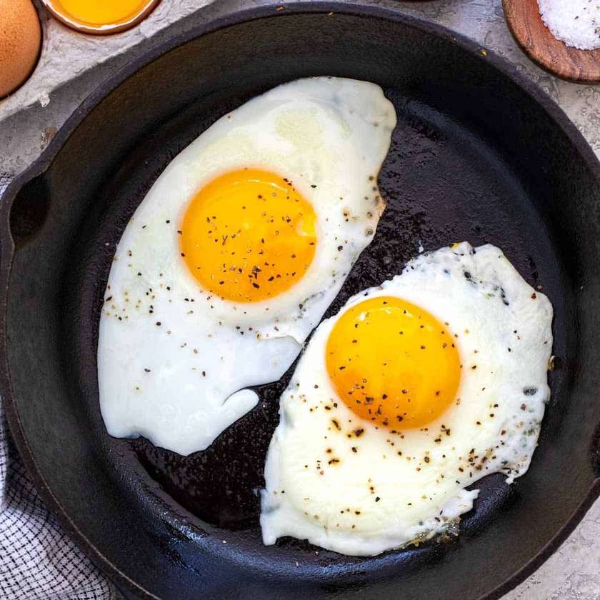 Fried eggs
