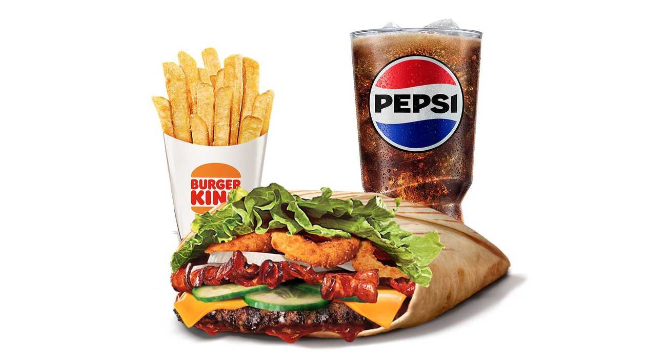 Summer Crunch Beef Pocket Wrap Meal