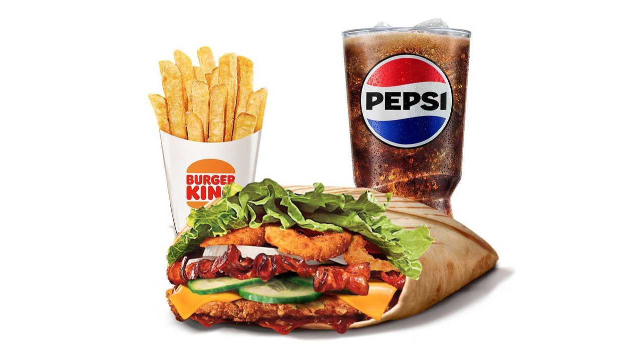 Summer Crunch Chicken Pocket Wrap Meal