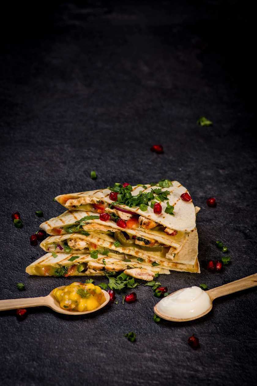 Quesadilla with Chicken / Veg