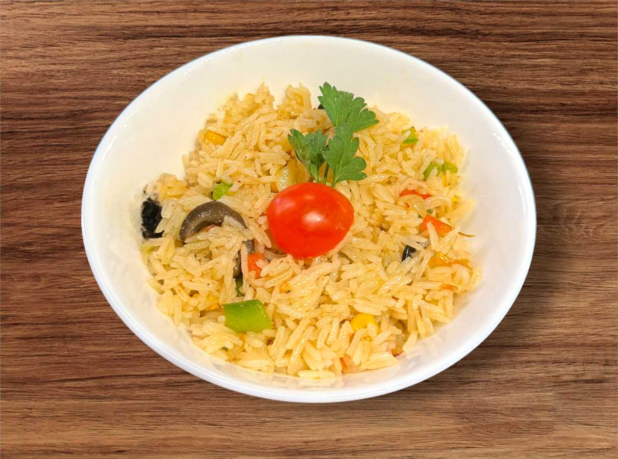 Taça de Arroz de vegetais/Branco