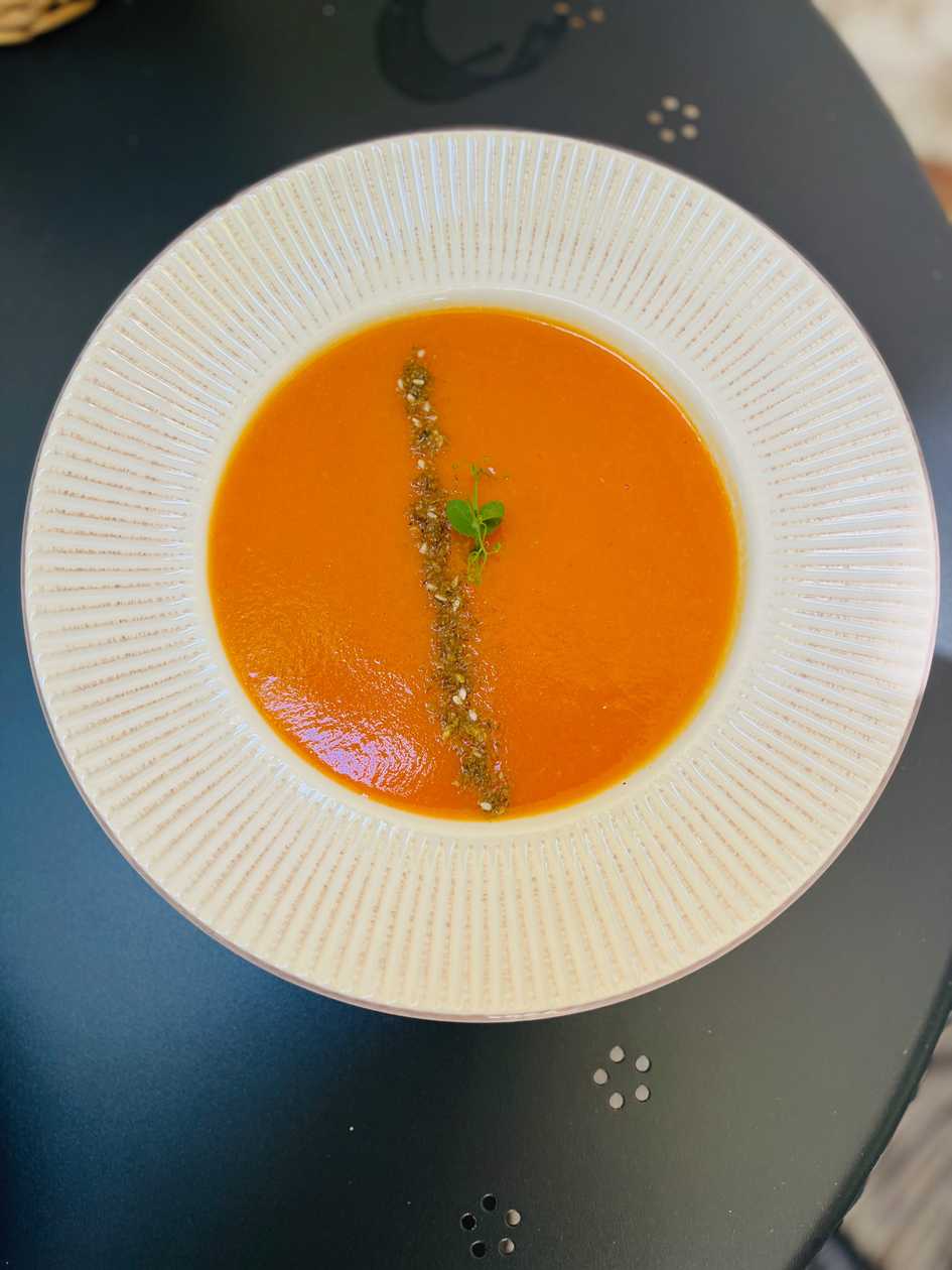 Vegetable and lentil soup