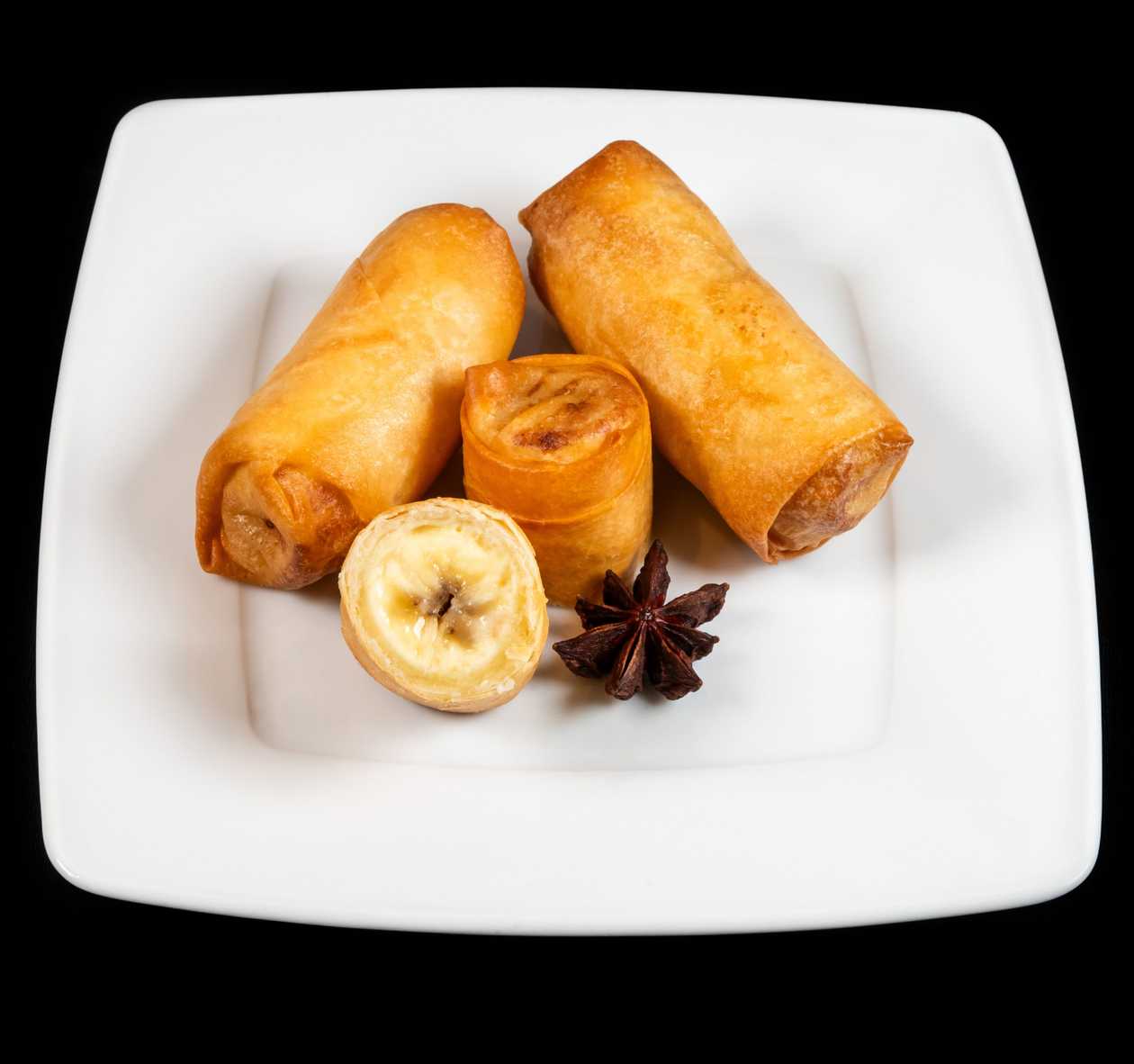 Banana Spring Rolls