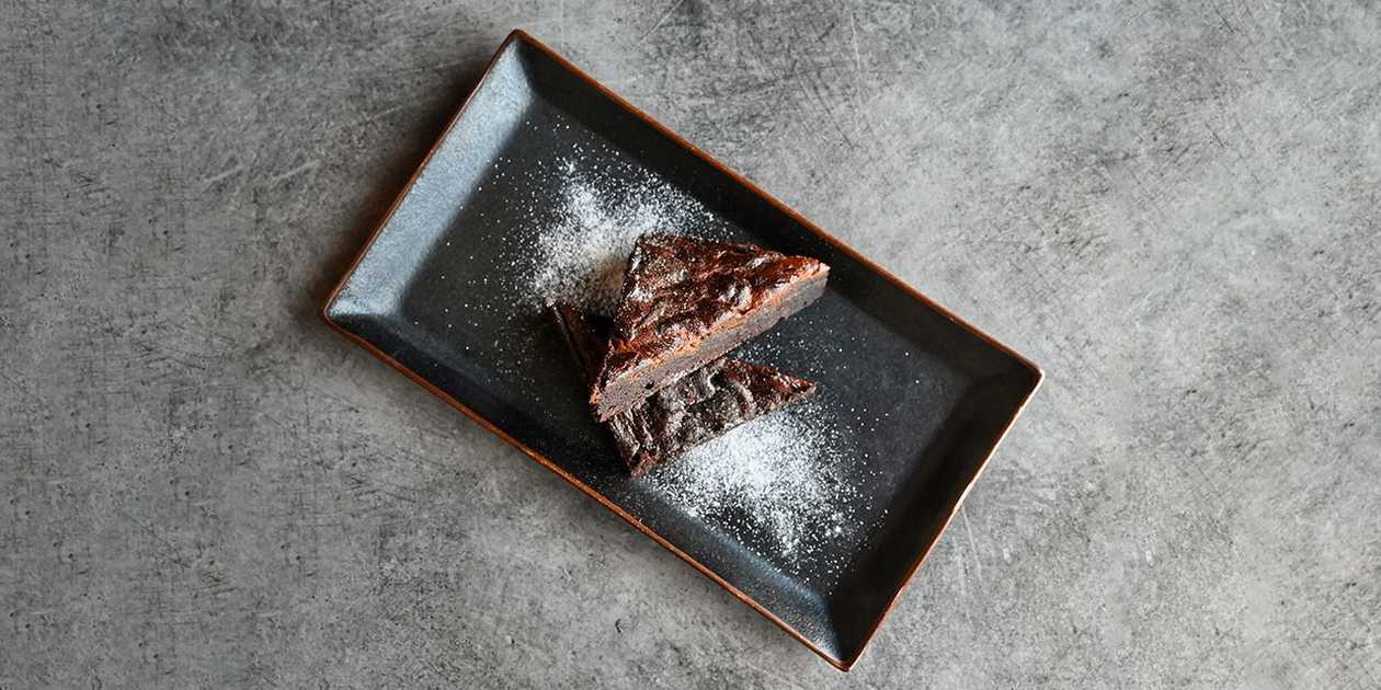 Miso, Sesame and Chocolate Brownie