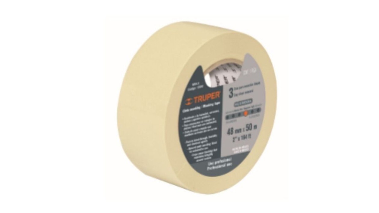 Truper Masking Tape, 12Mm X 50M