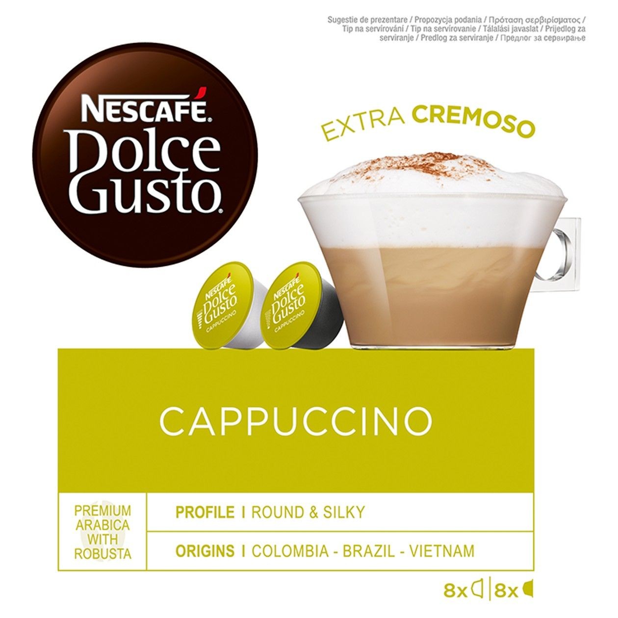 Nescafé® Dolce gusto® Cappuccino - Coffee Capsules - 16 Pcs
